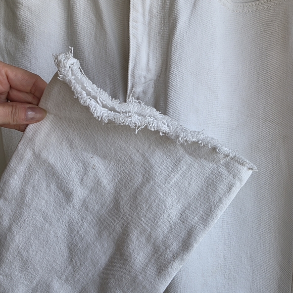 JBD Women's High-Rise Straight White Jeans - Picture 6 of 10